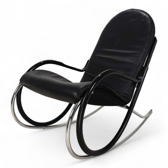 Strässle Nonna Schaukelstuhl von Paul Tuttle, 1972