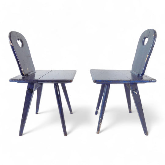 2er Set Küchenstühle 1900