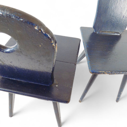 2er Set Küchenstühle 1900