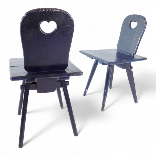 2er Set Küchenstühle 1900