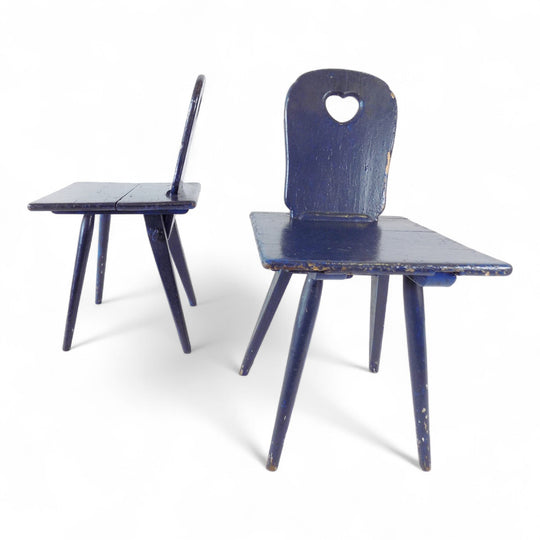 2er Set Küchenstühle 1900