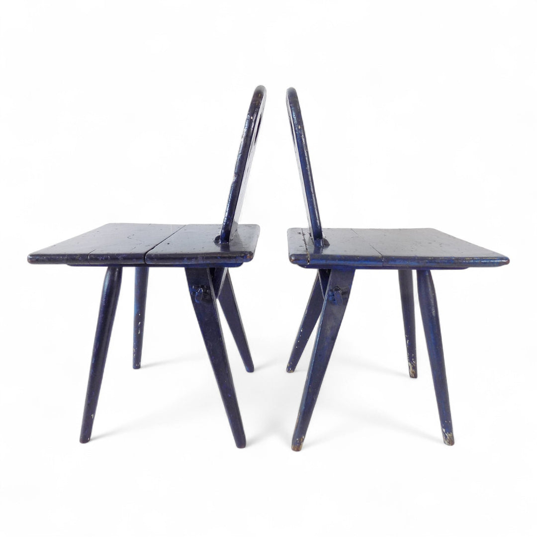 2er Set Küchenstühle 1900