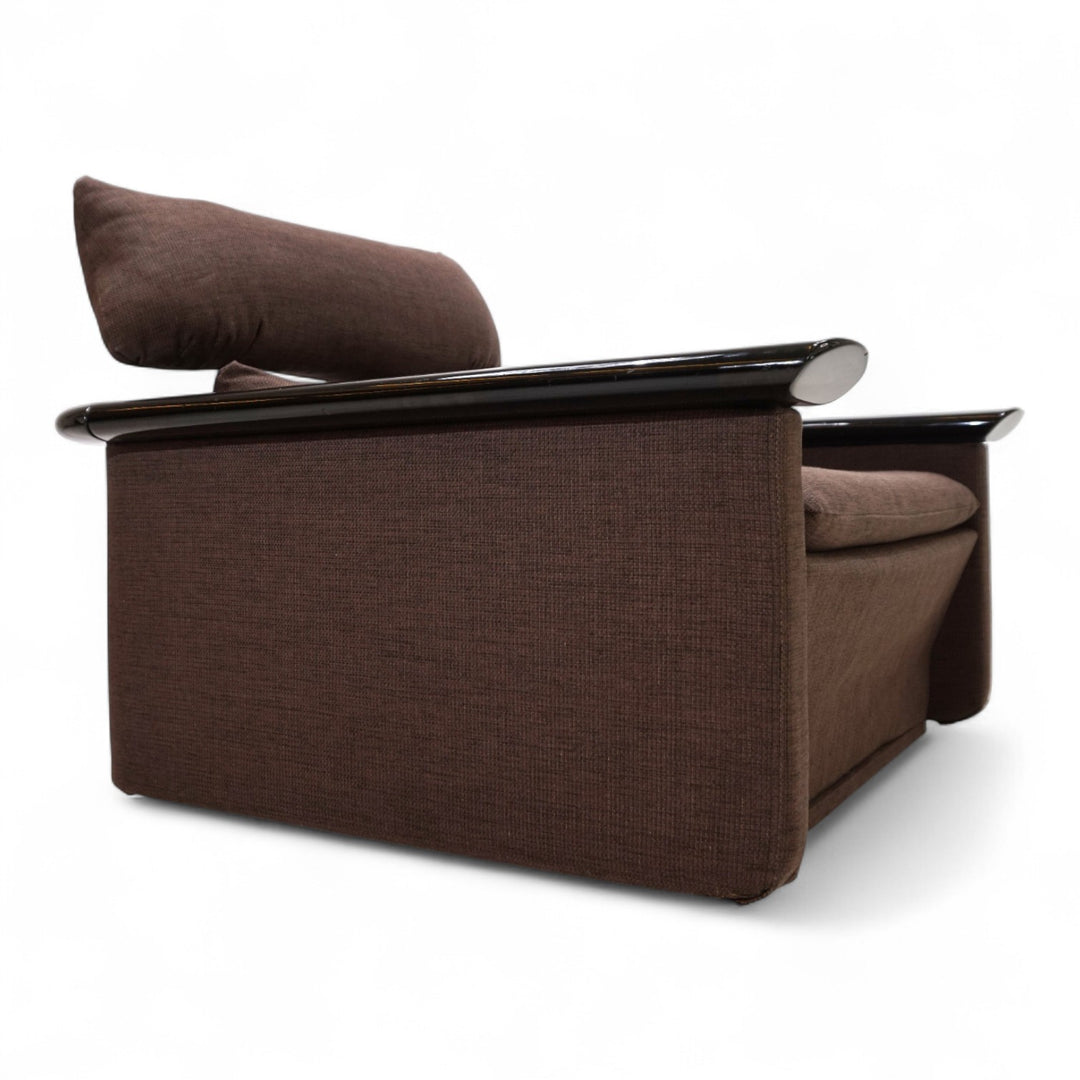 Tecno Loungesessel mit Klavierlackumrandung, 1970