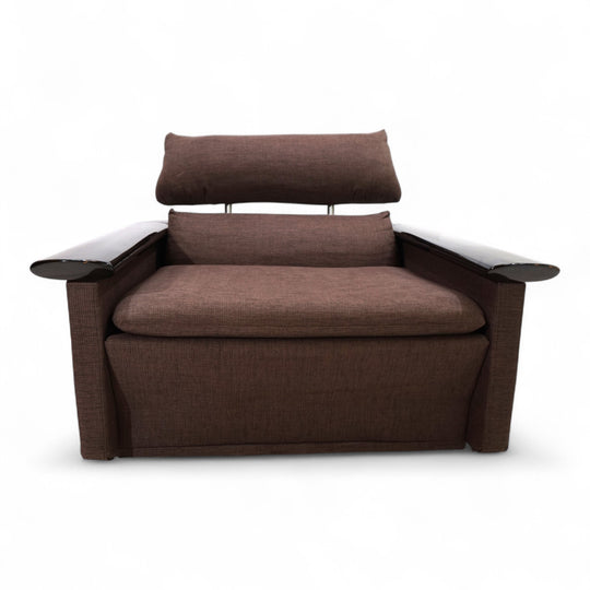 Tecno Loungesessel mit Klavierlackumrandung, 1970