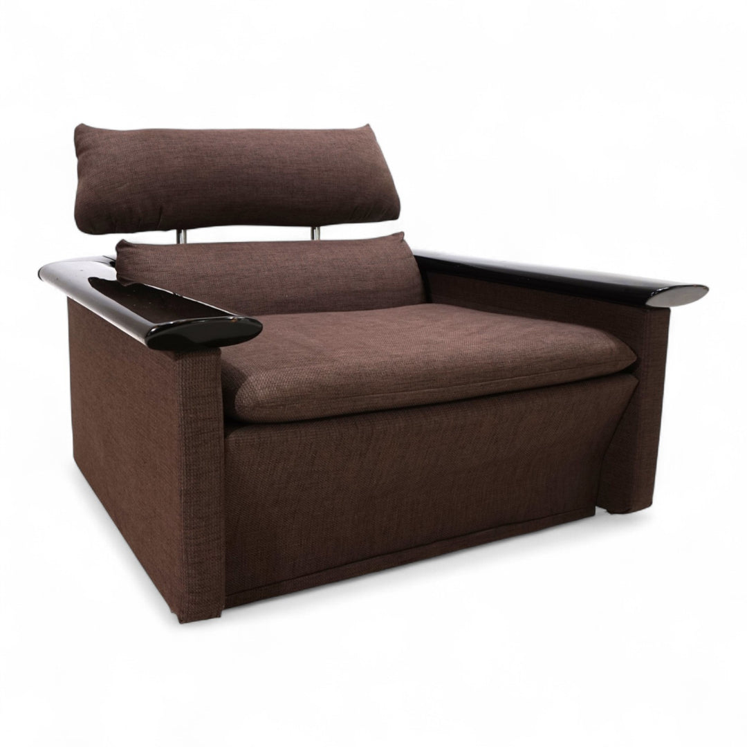 Tecno Loungesessel mit Klavierlackumrandung, 1970