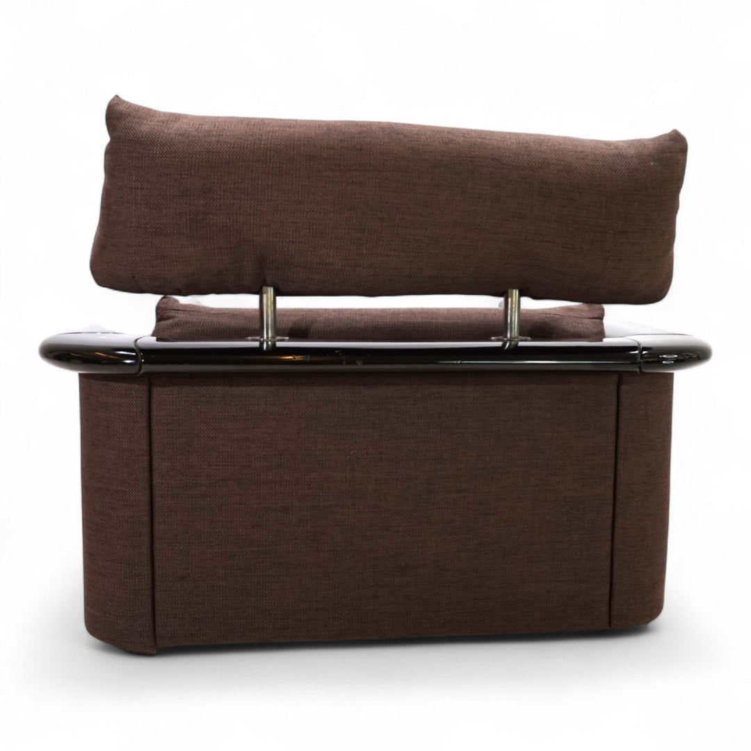 Tecno Loungesessel mit Klavierlackumrandung, 1970