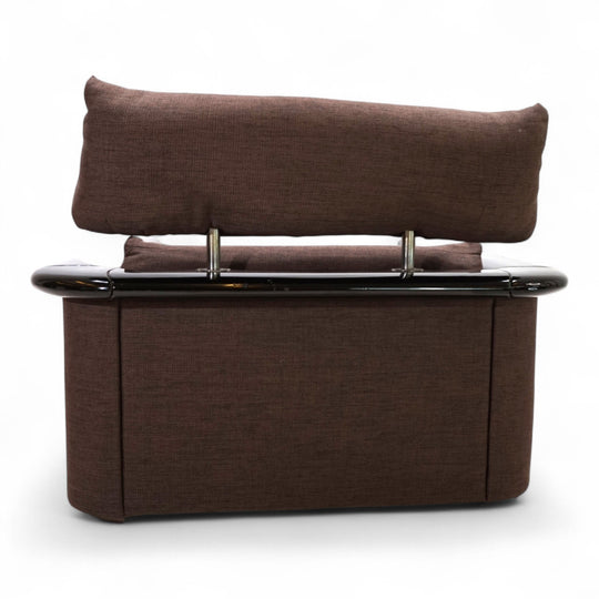 Tecno Loungesessel mit Klavierlackumrandung, 1970