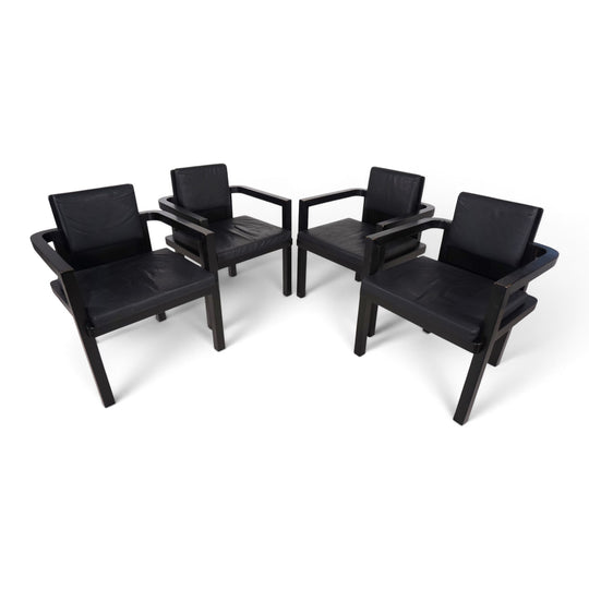 Set of 4 Tecta D51 beech dining/conference chairs by Walter Gropius, 1923