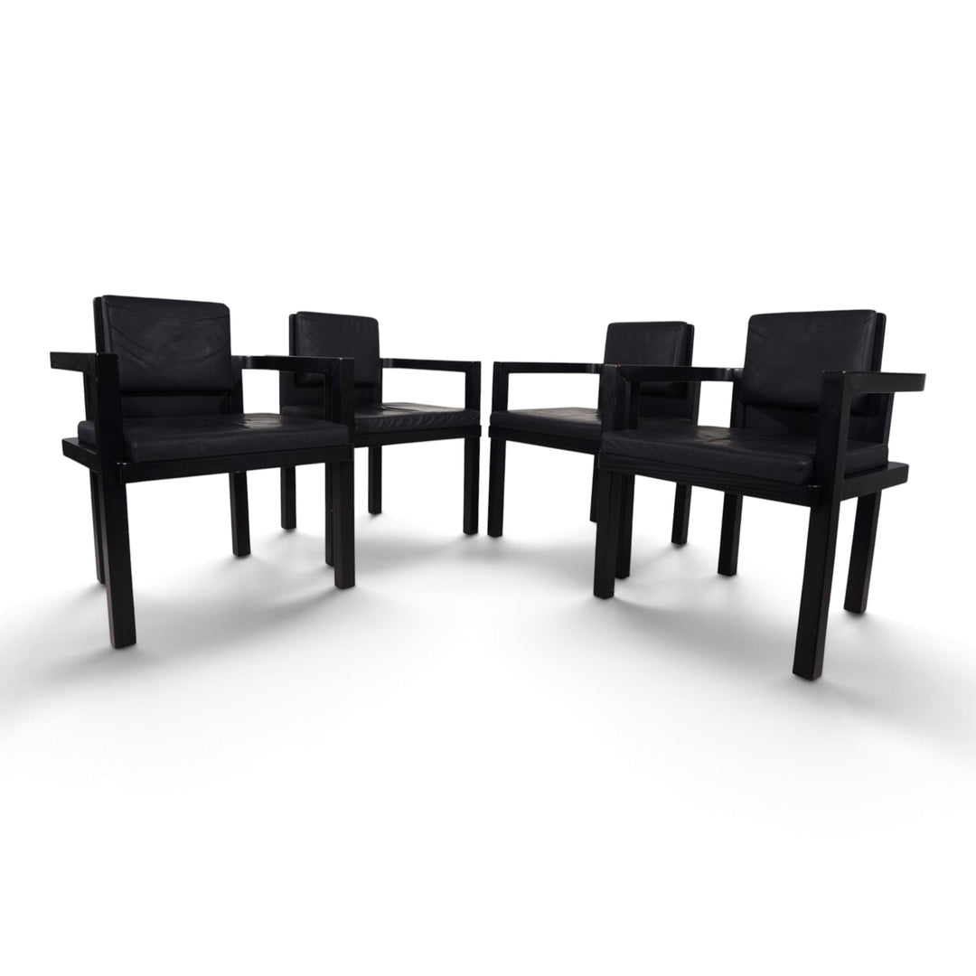 Set of 4 Tecta D51 beech dining/conference chairs by Walter Gropius, 1923