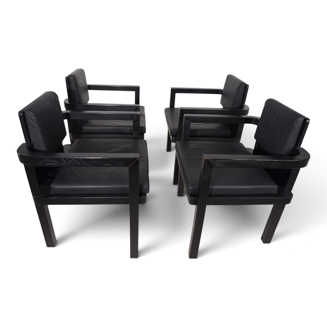 Set of 4 Tecta D51 beech dining/conference chairs by Walter Gropius, 1923