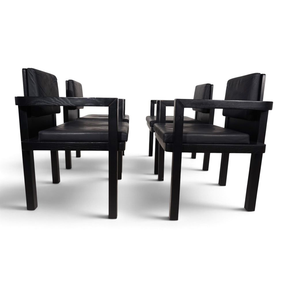 Set of 4 Tecta D51 beech dining/conference chairs by Walter Gropius, 1923