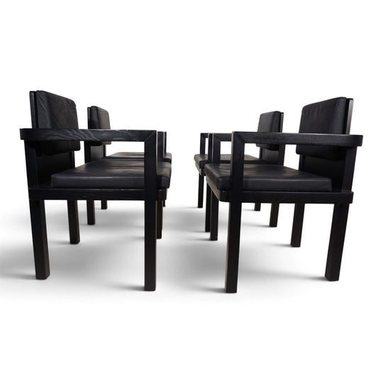 Set of 4 Tecta D51 beech dining/conference chairs by Walter Gropius, 1923