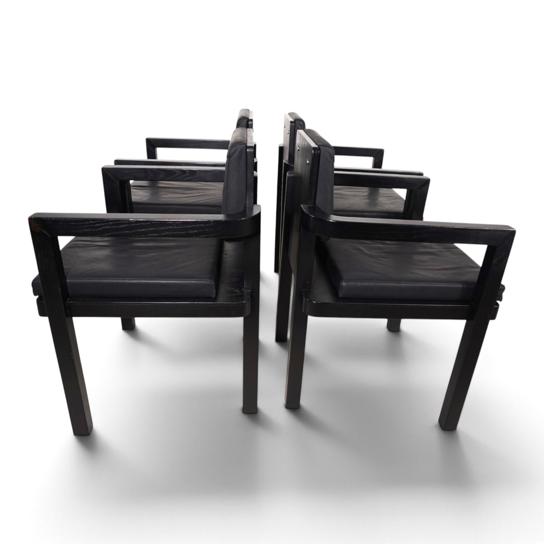 Set of 4 Tecta D51 beech dining/conference chairs by Walter Gropius, 1923