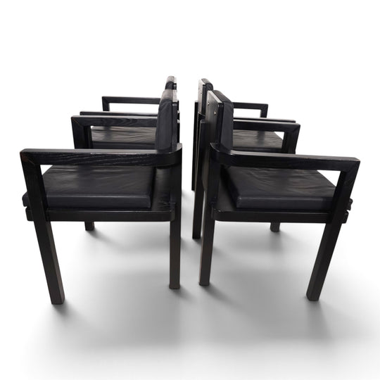 Set of 4 Tecta D51 beech dining/conference chairs by Walter Gropius, 1923