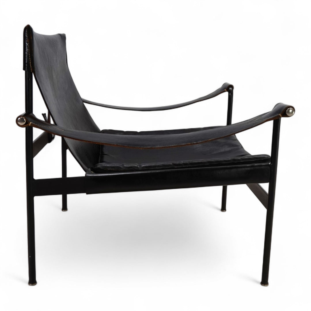 Tecta D99 leather lounge chair by Hans Könecke, 1960