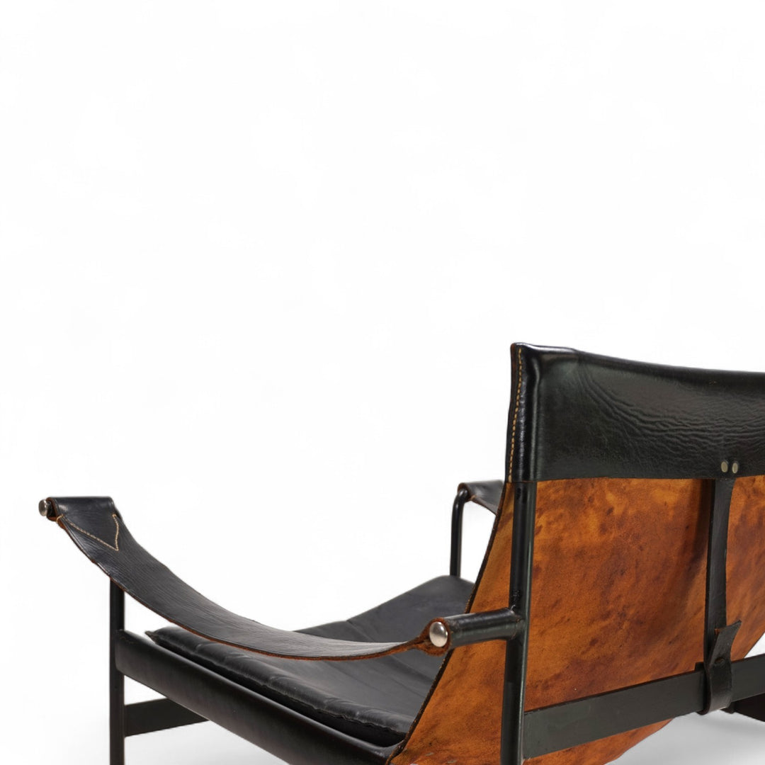 Tecta D99 leather lounge chair by Hans Könecke, 1960