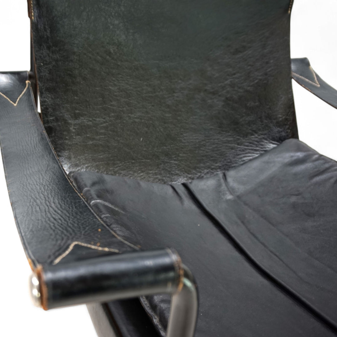 Tecta D99 leather lounge chair by Hans Könecke, 1960