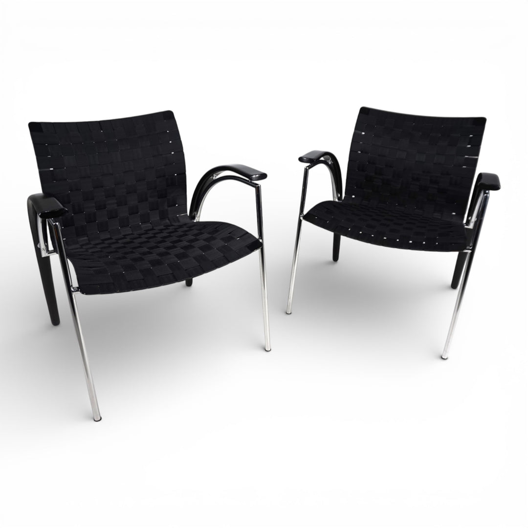 Thonet 2er Set Loungesessel von Peter Maly, 1980