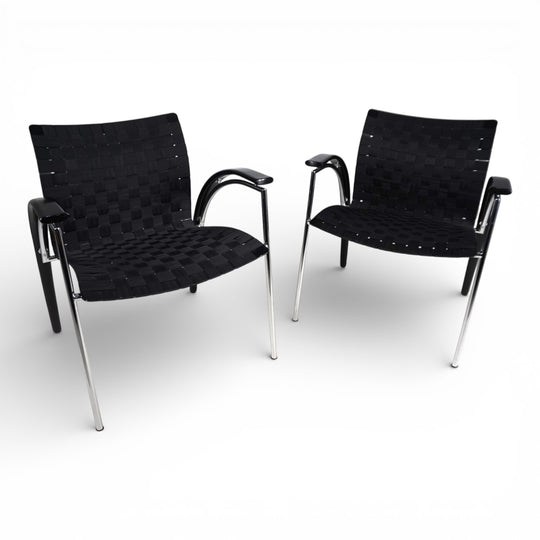 Thonet 2er Set Loungesessel von Peter Maly, 1980