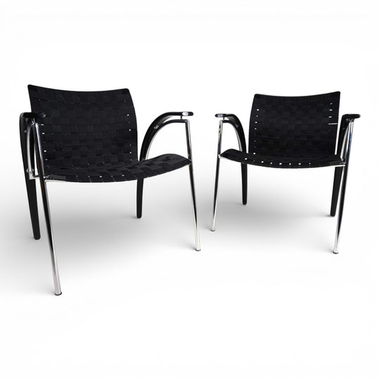 Thonet 2er Set Loungesessel von Peter Maly, 1980