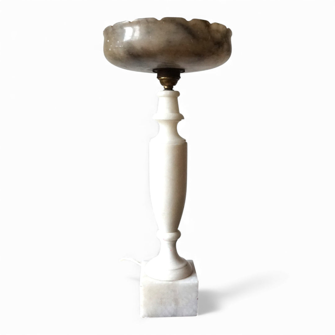 Französische Tischlampe Louis XVI Marmor, 1900