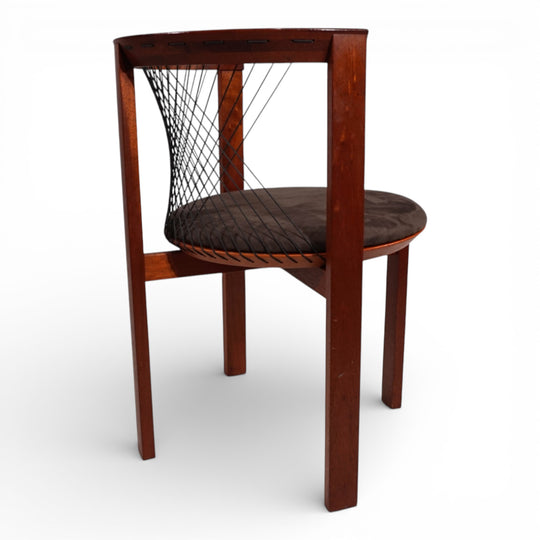 Tranekaer String Beistell-, Esszimmerstuhl von Niels Jorgen Haugesen, 1970