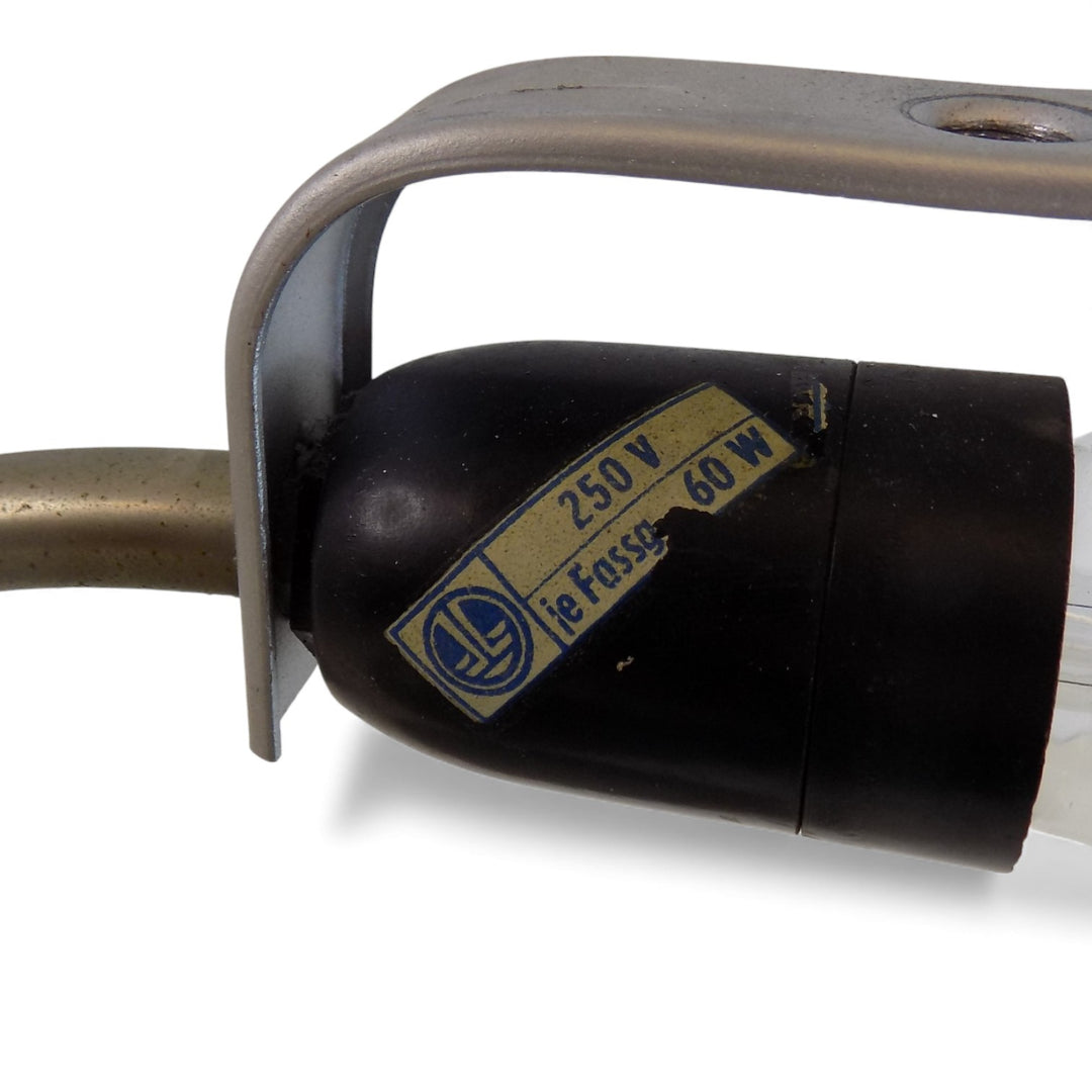 Bauhaus Tischlampe vom VEB Leuchtenbau Lengefeld, 1960