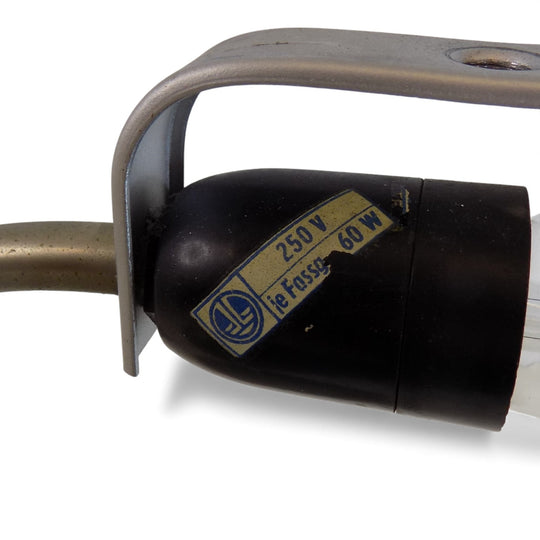 Bauhaus Tischlampe vom VEB Leuchtenbau Lengefeld, 1960