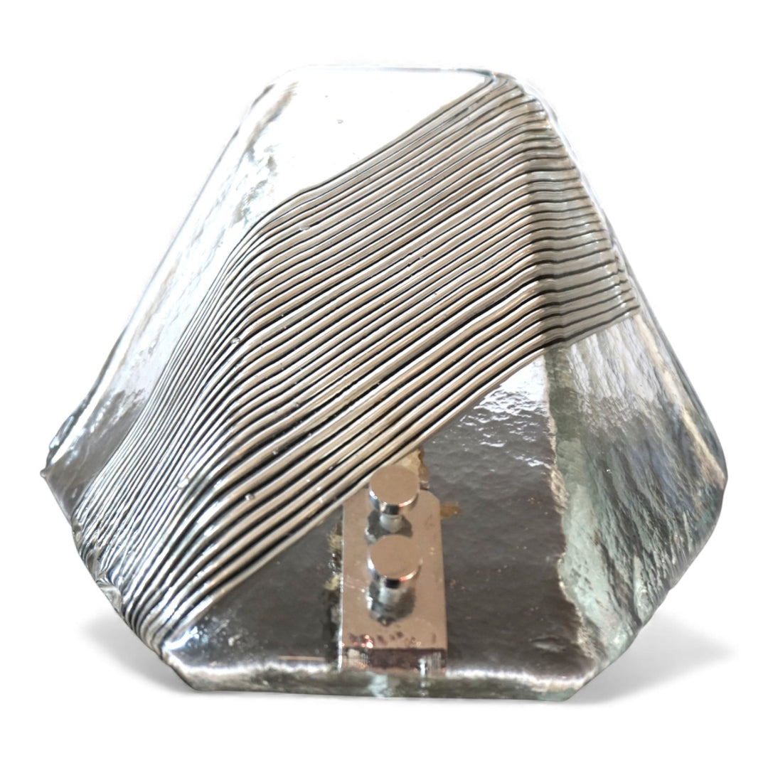 Vetri Murano Eisglas Wandlampe, 1970