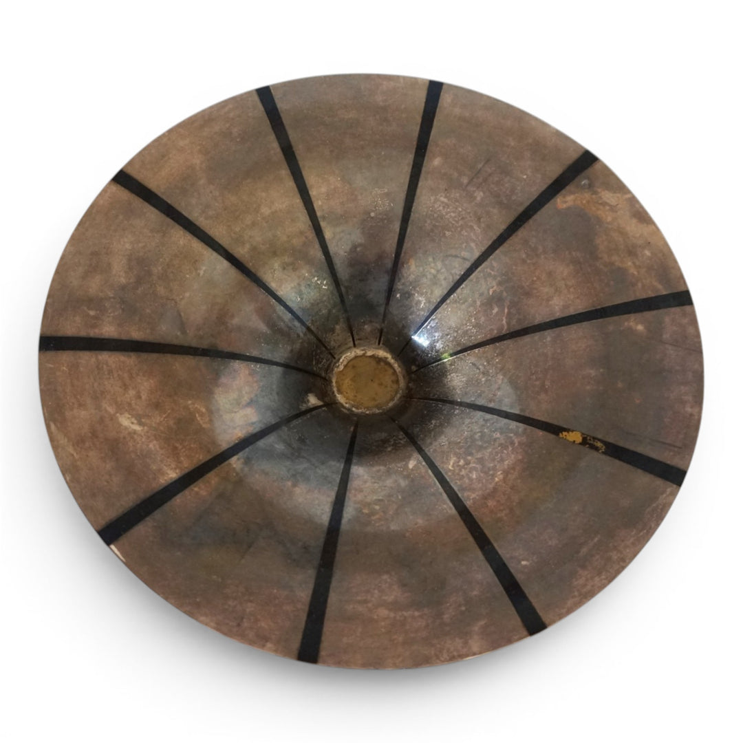 WMF Ikora skulpturale Bauhaus Schale Messing versilbert von Paul Haustein, 1920
