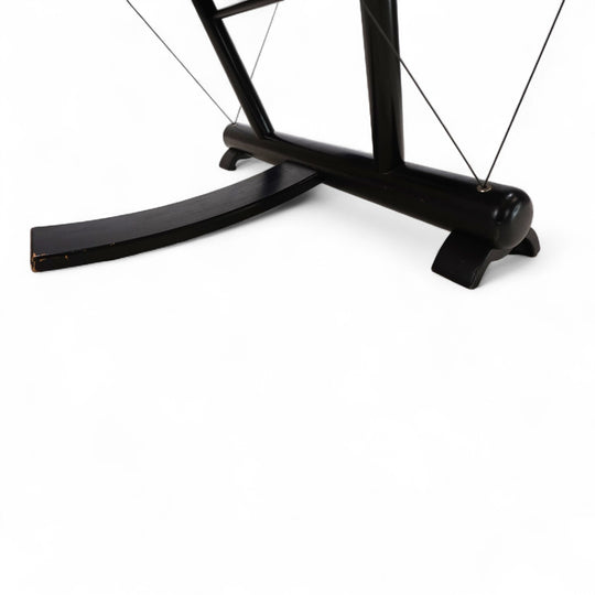 Weishäupl Werkstätten String Leder Stuhl postmodern, 1980