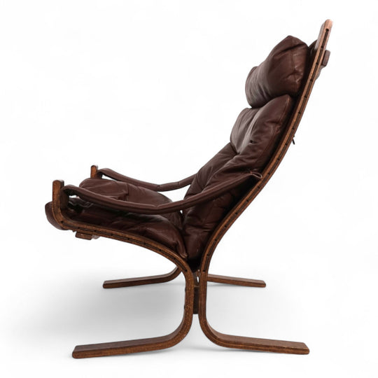 Westnofa Siesta Leder Loungesessel von Ingmar Relling, 1960