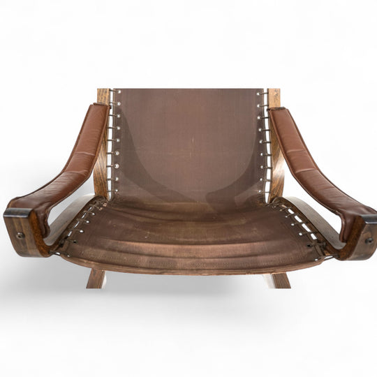 Westnofa Siesta Leder Loungesessel von Ingmar Relling, 1960