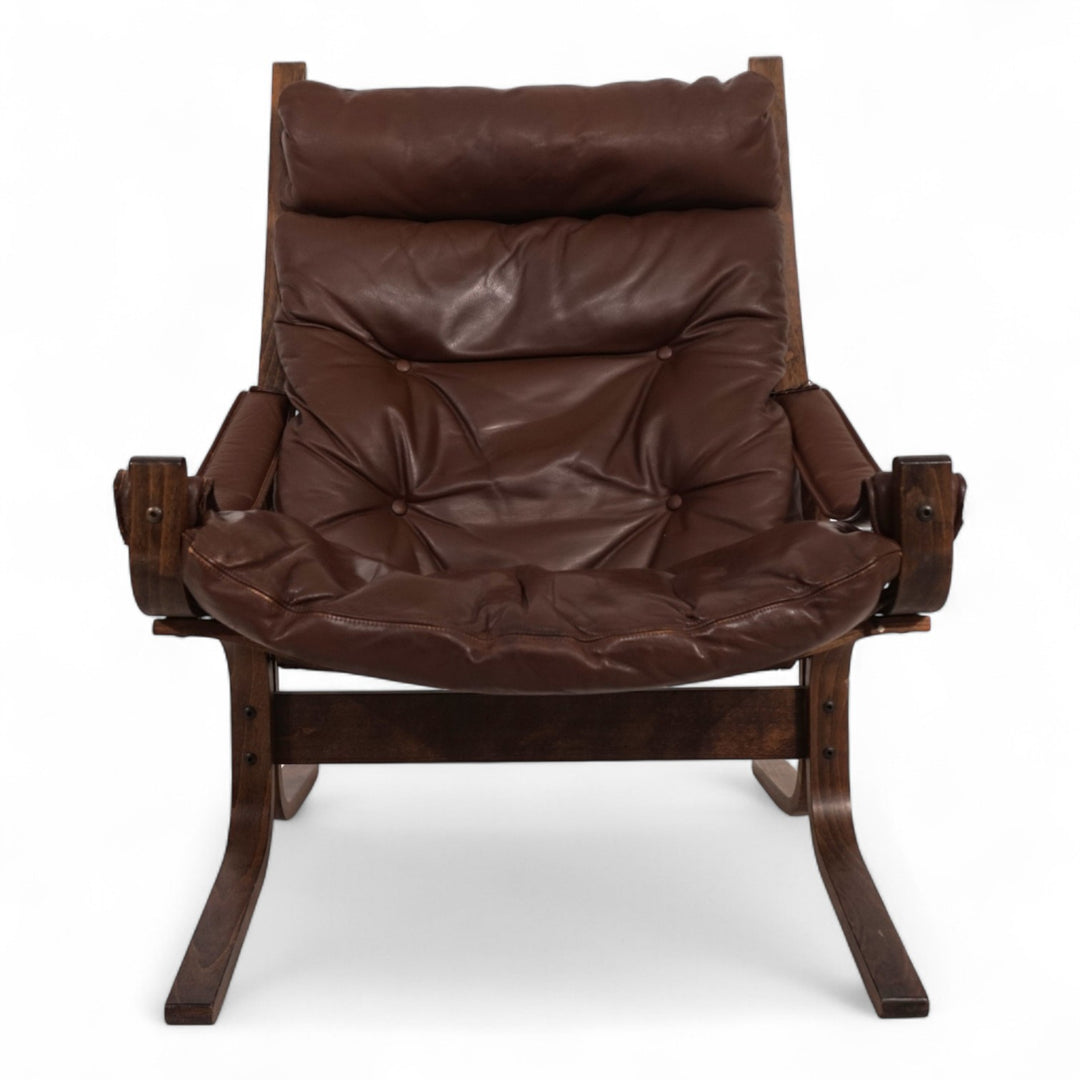Westnofa Siesta Leder Loungesessel von Ingmar Relling, 1960
