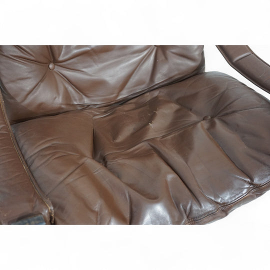Westnofa Siesta Leder Loungesessel von Ingmar Relling, 1960