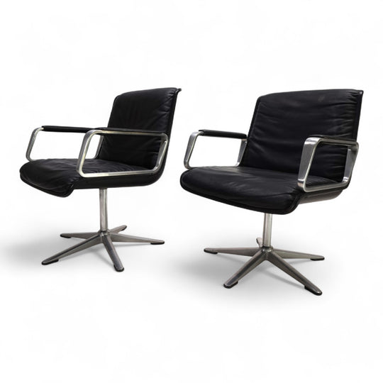 Wilkhahn Delta 2er Set Konferenz/Esszimmerstühle von Delta Group, 1960