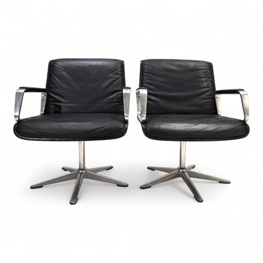 Wilkhahn Delta 2er Set Konferenz/Esszimmerstühle von Delta Group, 1960