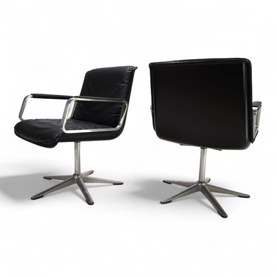 Wilkhahn Delta 2er Set Konferenz/Esszimmerstühle von Delta Group, 1960