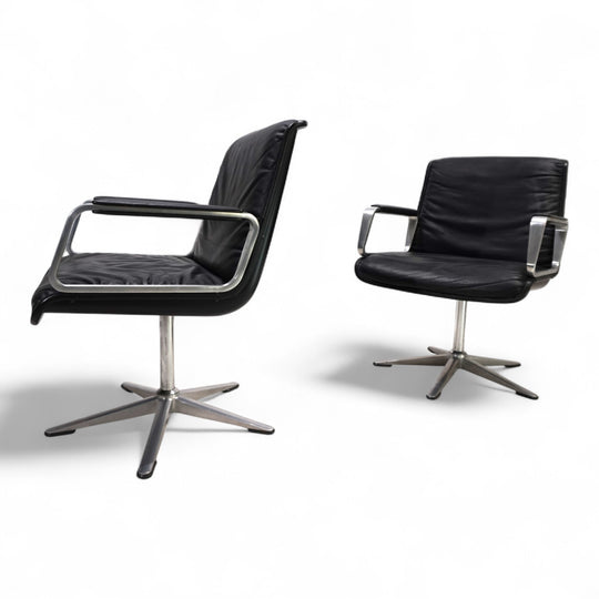 Wilkhahn Delta 2er Set Konferenz/Esszimmerstühle von Delta Group, 1960