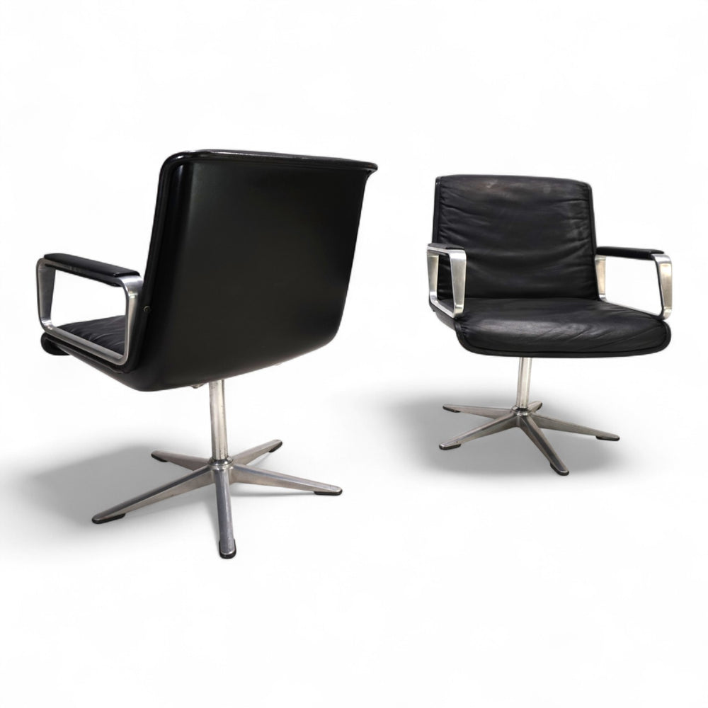 Wilkhahn Delta 2er Set Konferenz/Esszimmerstühle von Delta Group, 1960