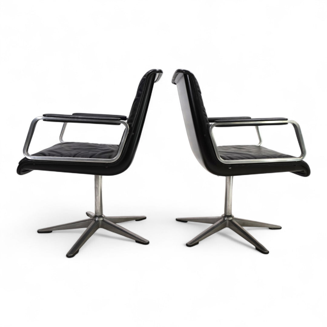 Wilkhahn Delta 2er Set Konferenz/Esszimmerstühle von Delta Group, 1960