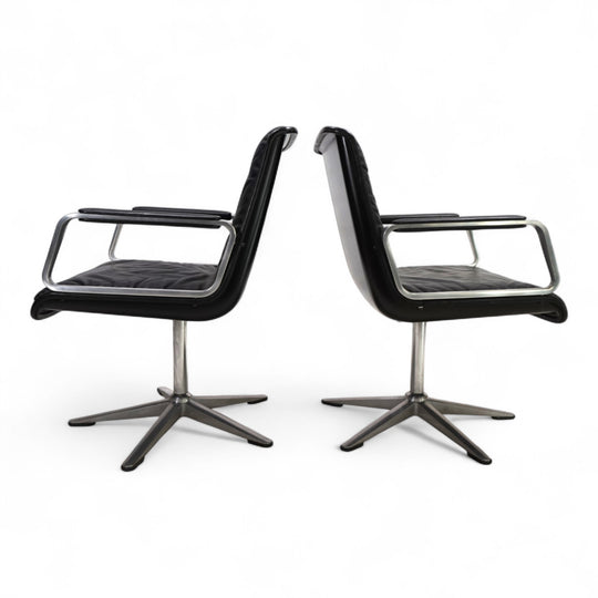 Wilkhahn Delta 2er Set Konferenz/Esszimmerstühle von Delta Group, 1960