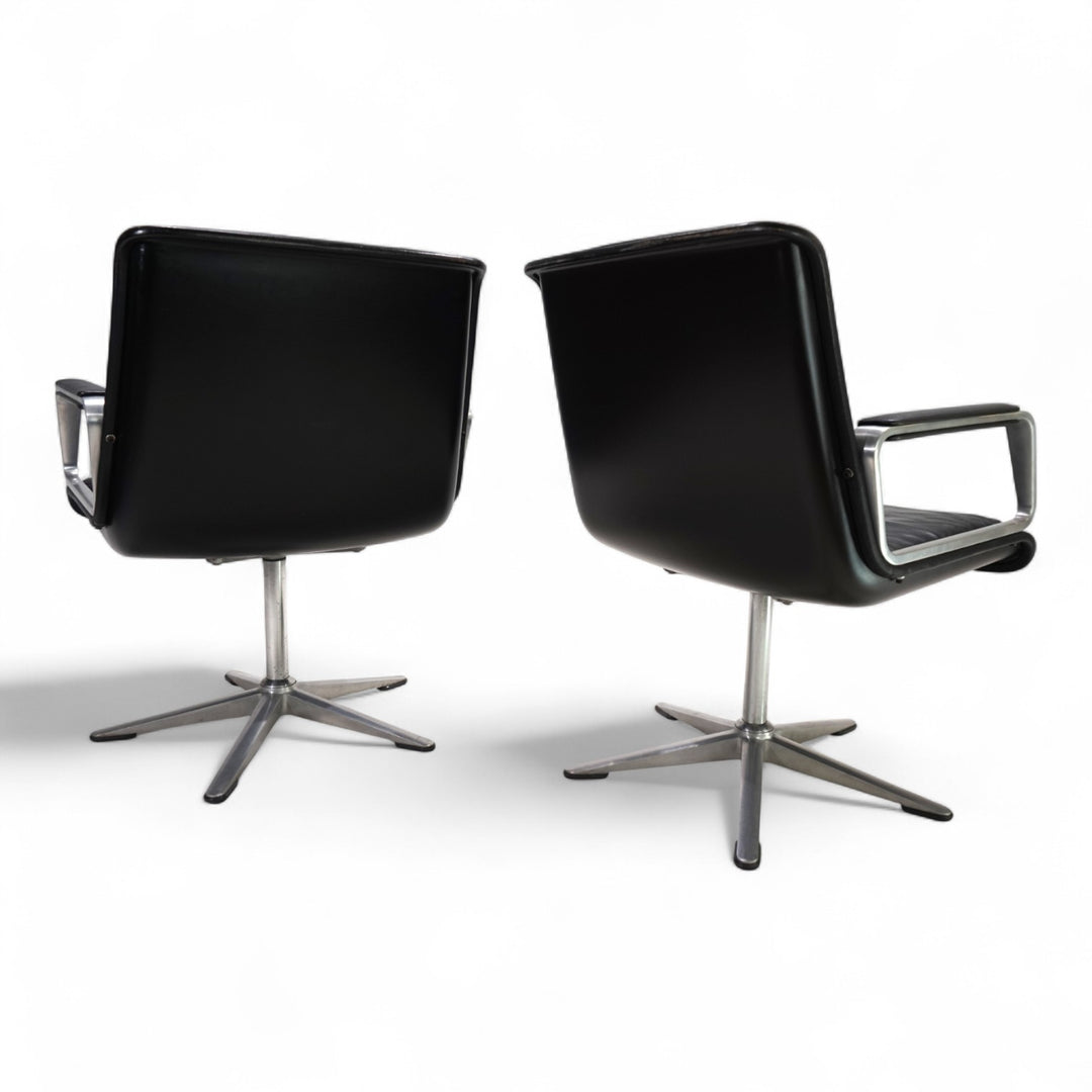 Wilkhahn Delta 2er Set Konferenz/Esszimmerstühle von Delta Group, 1960