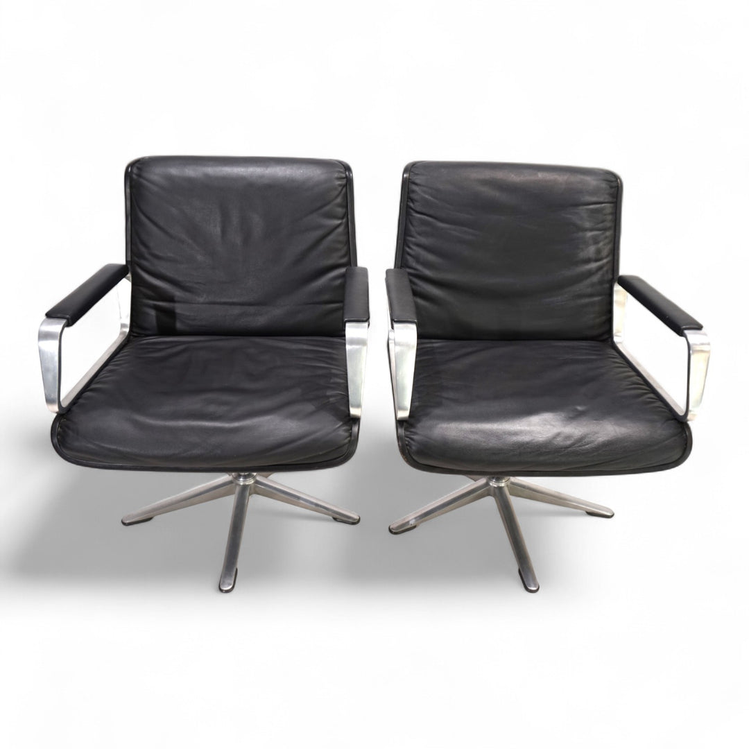 Wilkhahn Delta 2er Set Konferenz/Esszimmerstühle von Delta Group, 1960