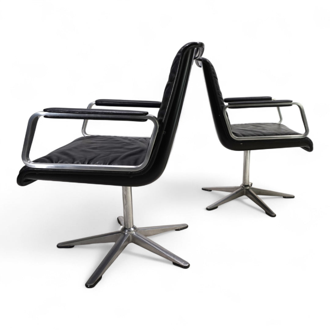 Wilkhahn Delta 2er Set Konferenz/Esszimmerstühle von Delta Group, 1960