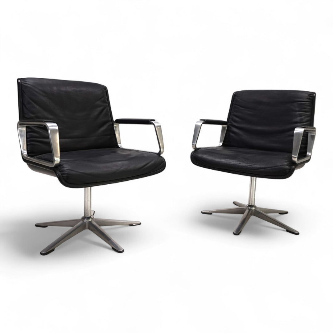 Wilkhahn Delta 2er Set Konferenz/Esszimmerstühle von Delta Group, 1960