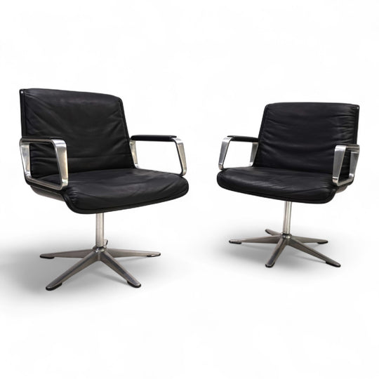 Wilkhahn Delta 2er Set Konferenz/Esszimmerstühle von Delta Group, 1960