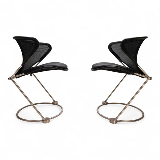 2er Set Wilkhahn Nuvola Konferenz / Esszimmerstühle von Herbert Ohl, 1980