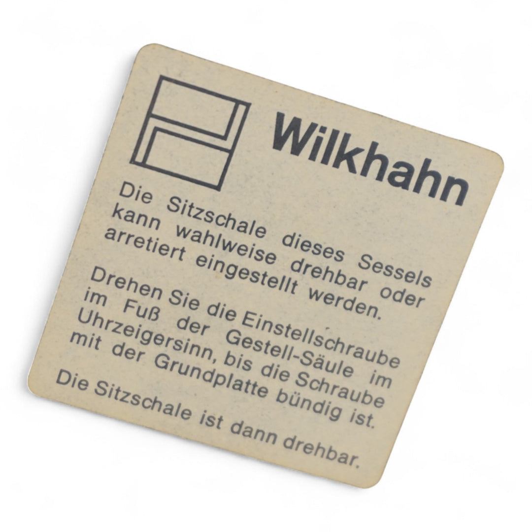 Wilkhahn Delta 2er set Leder Konferenz / Esszimmerstühle von Delta, 1960
