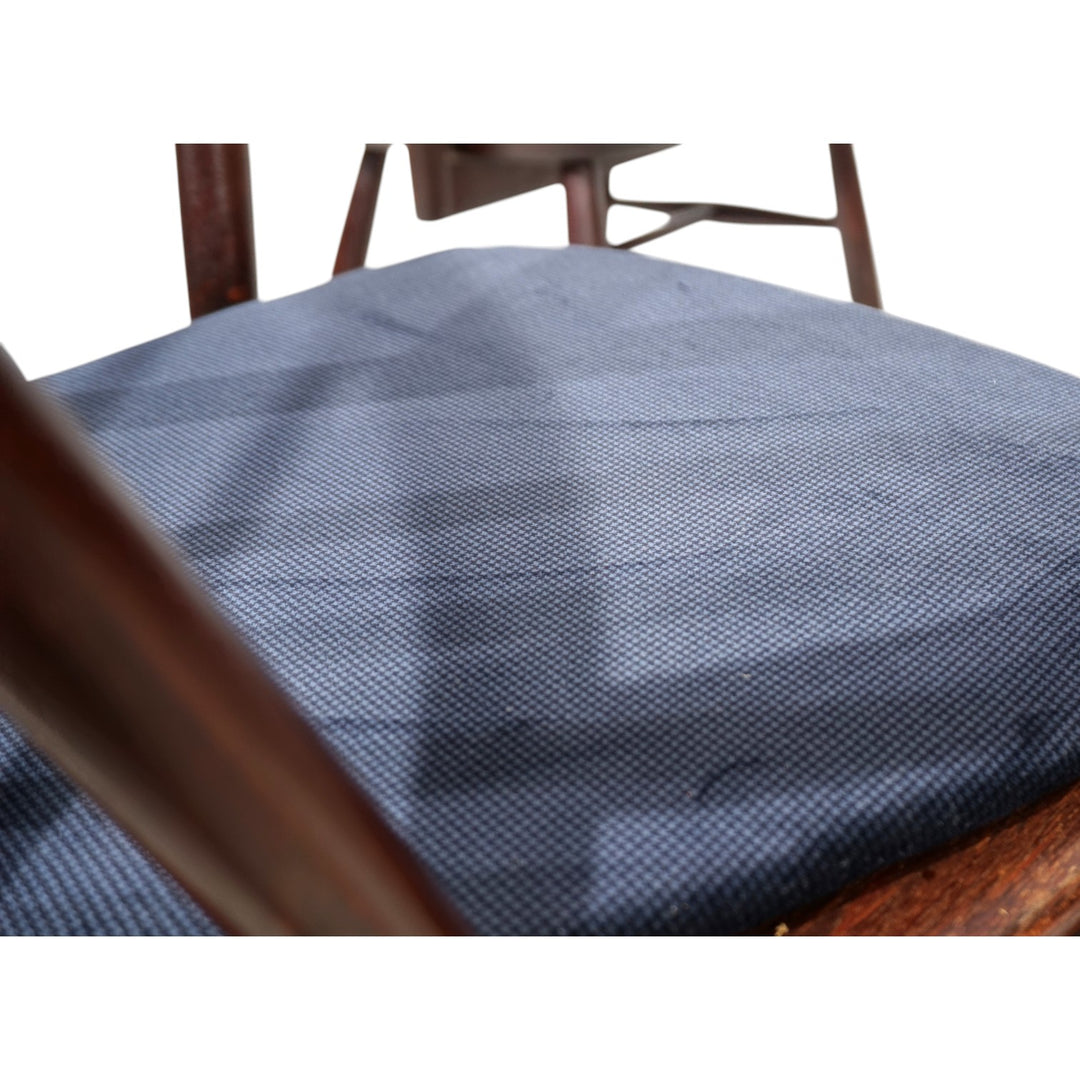 4er Set Windsor Stühle mahagonifarben, 1960